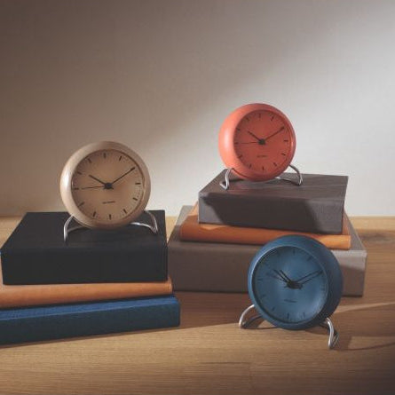 Arne Jacobsen City Hall Table Clock, Ø: 4.3"