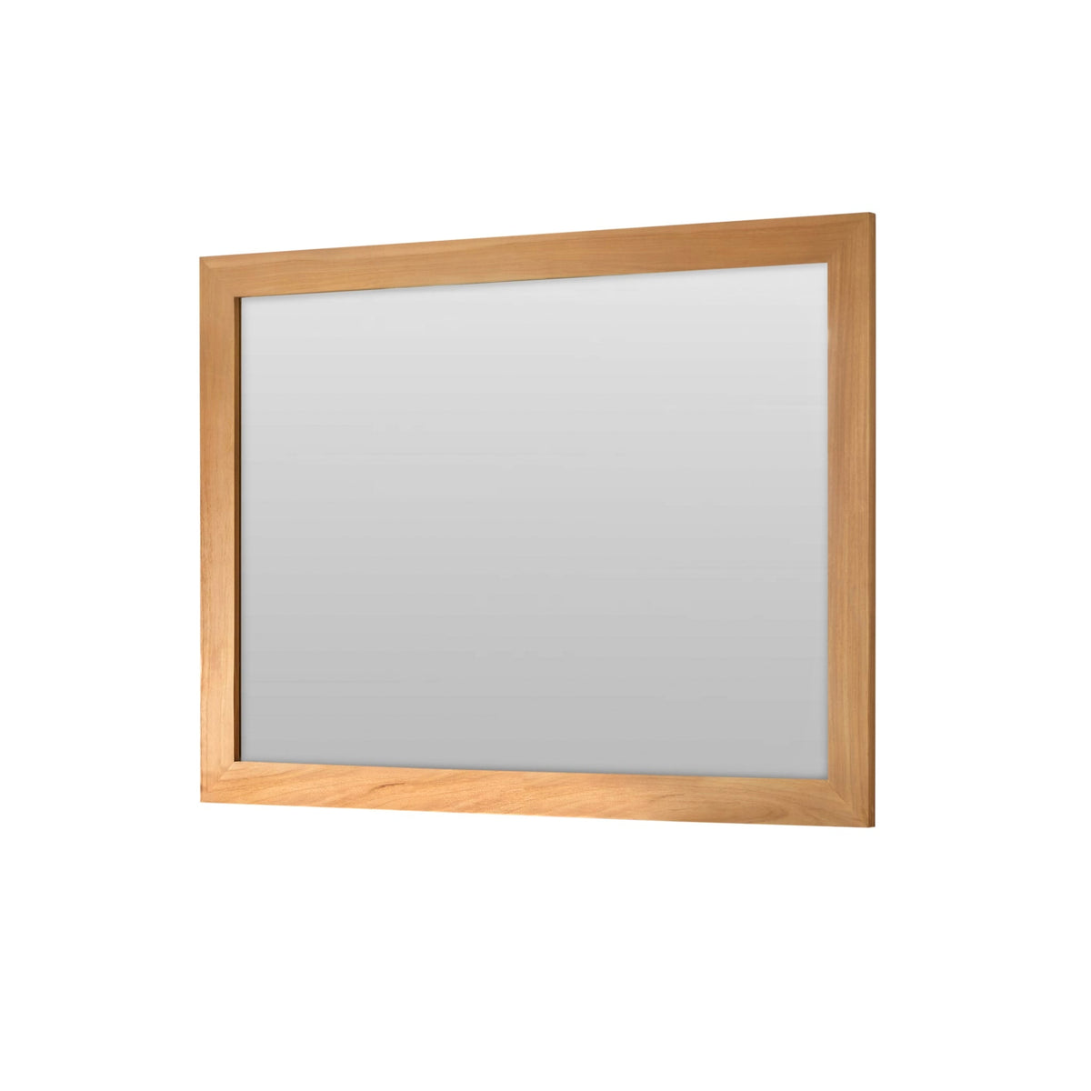 Tona mirror, close-up of the teak wood grain and corner joint