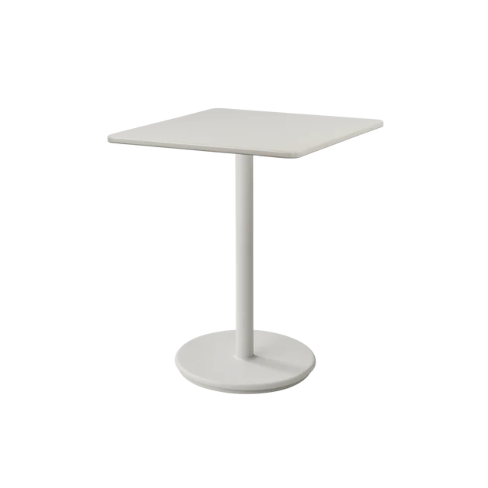 Cane-line Go Café Table Square 30×30" in Sand, aluminum
