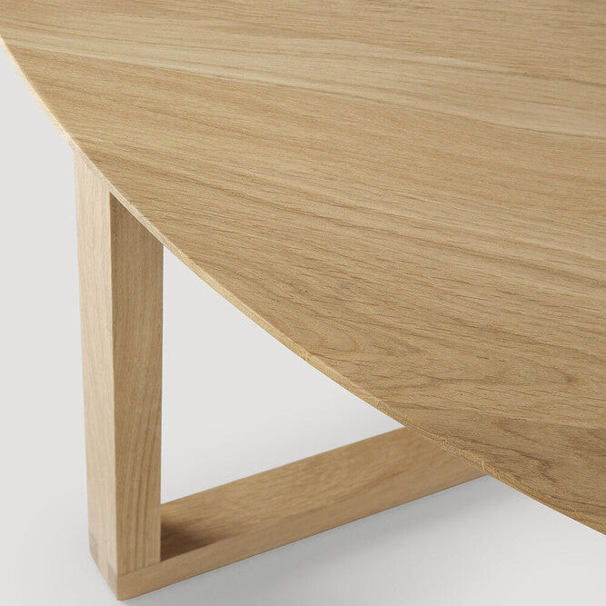 Ethnicraft Tripod Coffee Table, FSC-certified solid wood furniture by Belgian brand