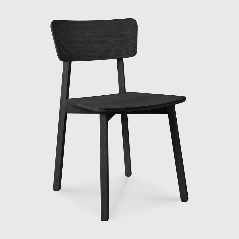 Ethnicraft Casale Dining Chair, FSC-certified solid wood furniture by Belgian brand