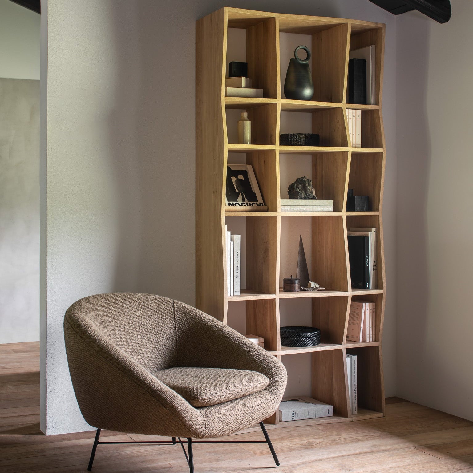 Ethnicraft Z Rack, FSC-certified solid wood furniture by Belgian brand