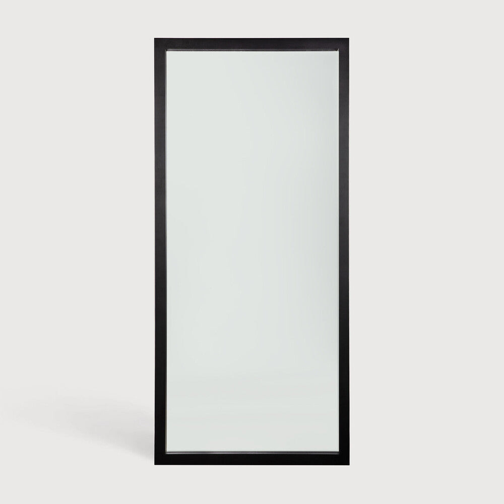 Ethnicraft Light Frame Floor Mirror with bronzed glass and Belgian craftsmanship