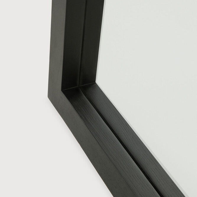 Ethnicraft Light Frame Floor Mirror with bronzed glass and Belgian craftsmanship