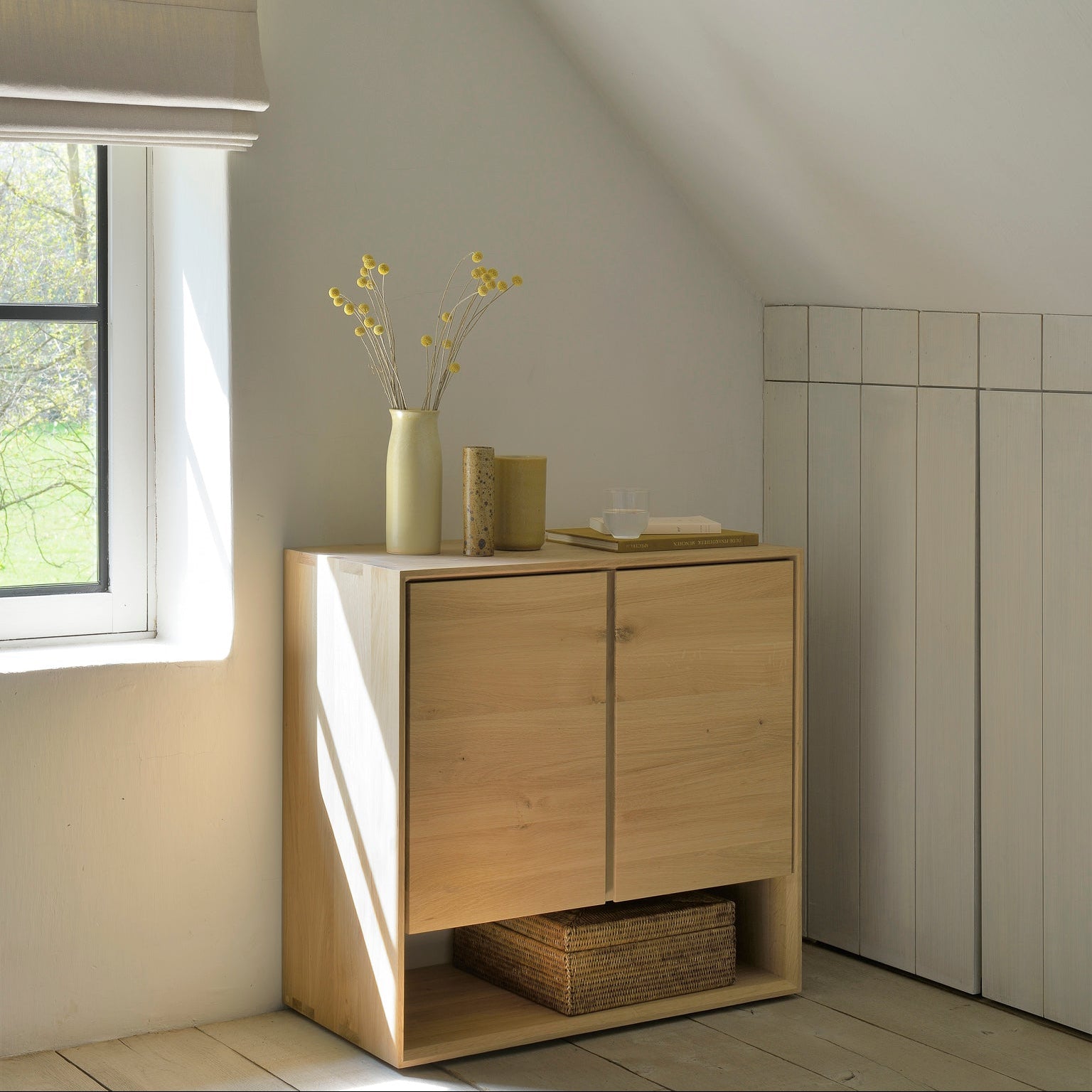Ethnicraft Nordic Sideboard in oak, FSC-certified solid oak