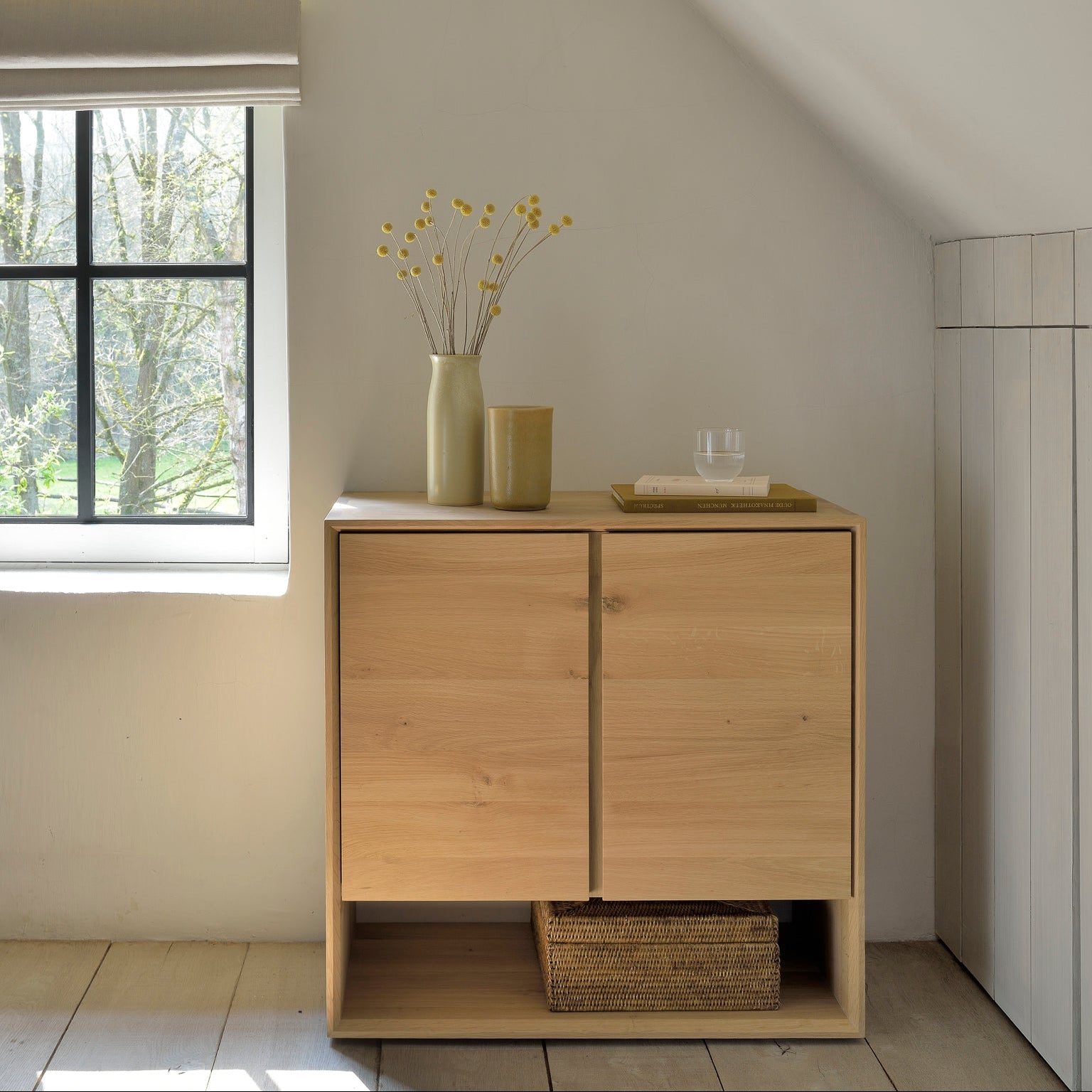 Ethnicraft Nordic Sideboard in oak, FSC-certified solid oak