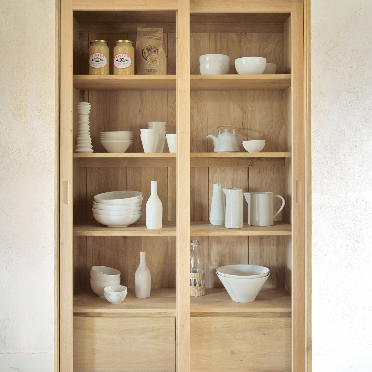 Ethnicraft Wave Cupboard in oak, FSC-certified solid oak