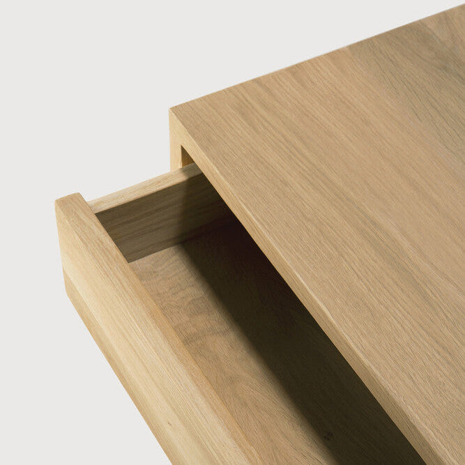 Ethnicraft Wave Desk, FSC-certified solid wood furniture by Belgian brand
