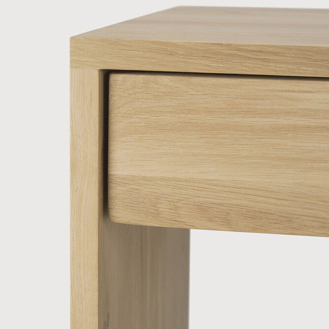 Ethnicraft Wave Desk, FSC-certified solid wood furniture by Belgian brand