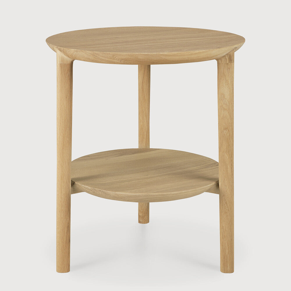 Ethnicraft Bok Side Table, FSC-certified solid wood furniture by Belgian brand