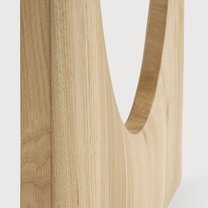 Ethnicraft Geometric Rectangle Dining Table, FSC-certified solid wood furniture by Belgian brand