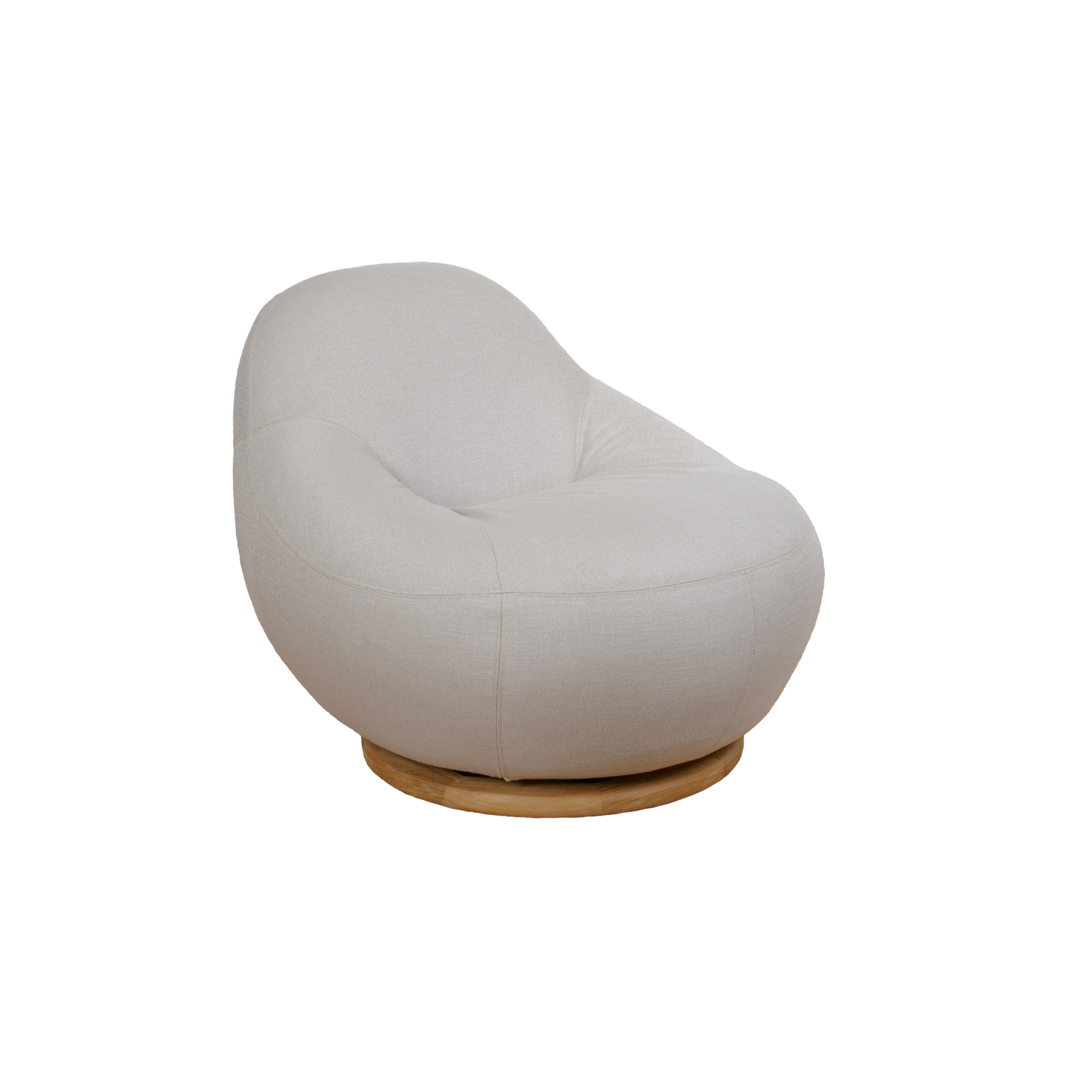 Gem Lounge Chair with Teak Swivel