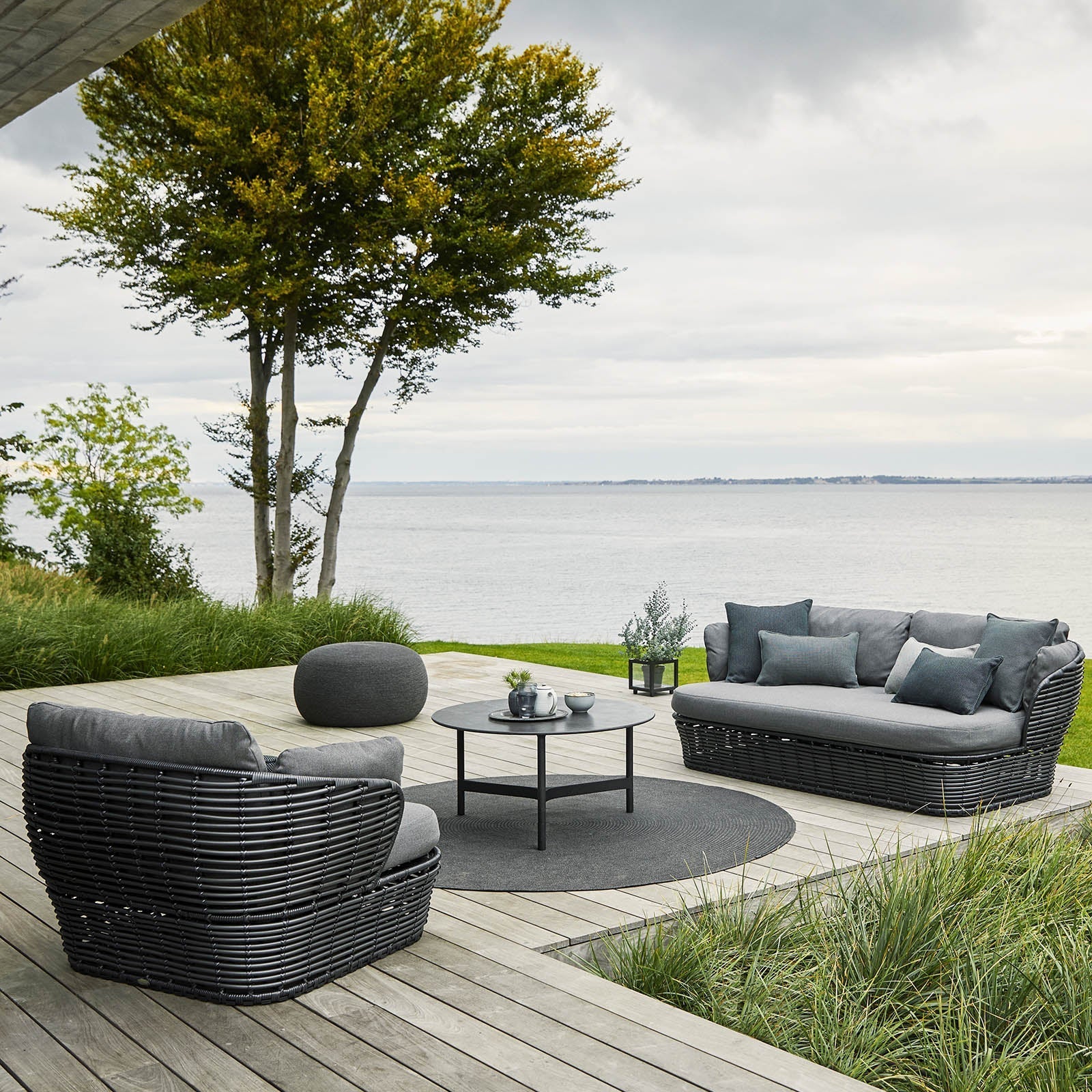 Circle Footstool Large