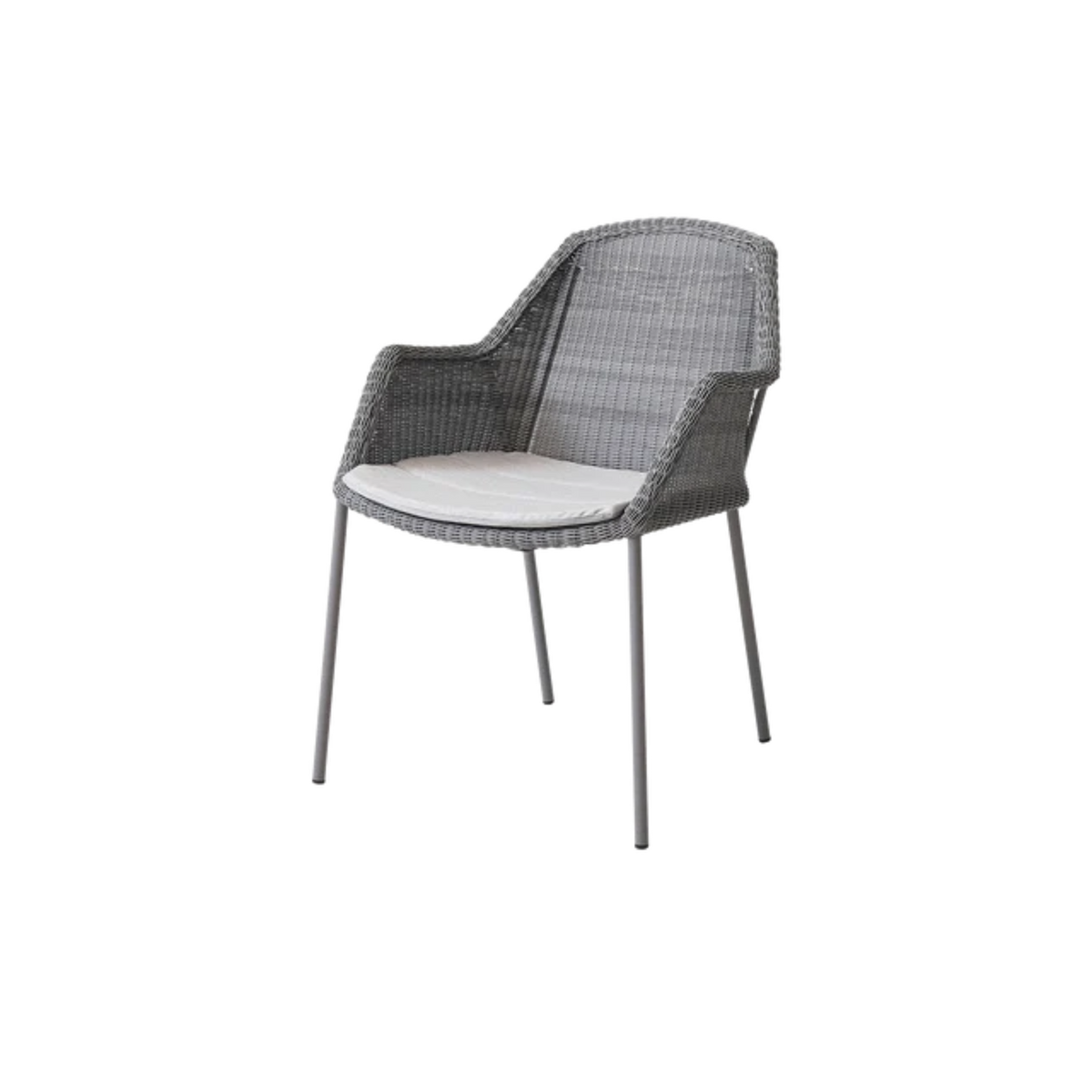 Cane-line Breeze Chair, Stackable in Light Gray