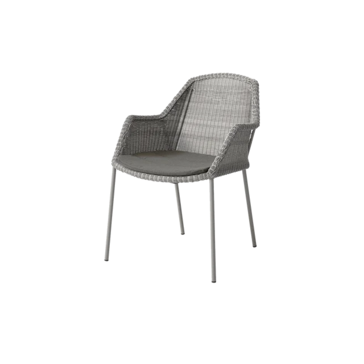 Cane-line Breeze Chair, Stackable in Taupe