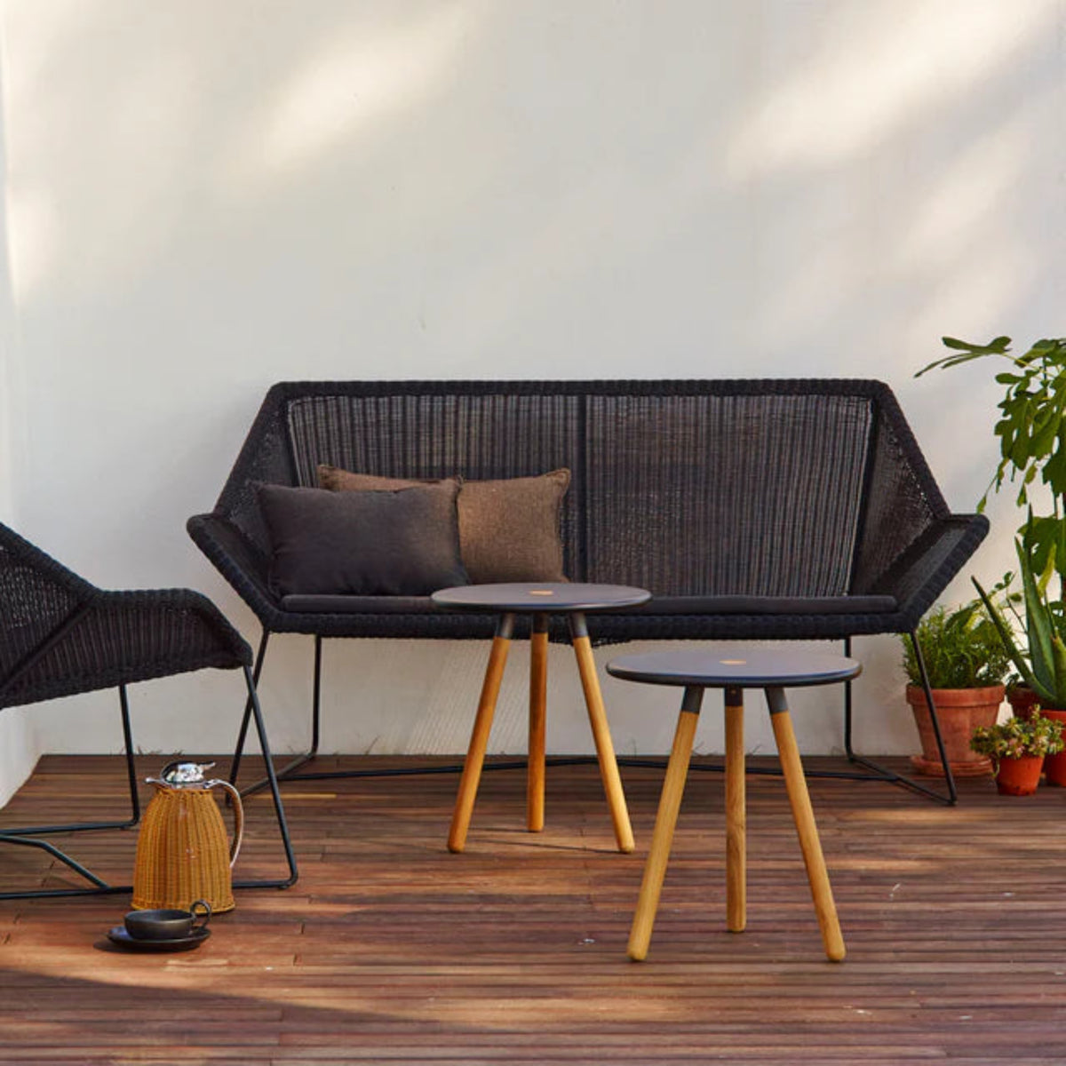 Cane-line Breeze 2-seater Sofa in Black