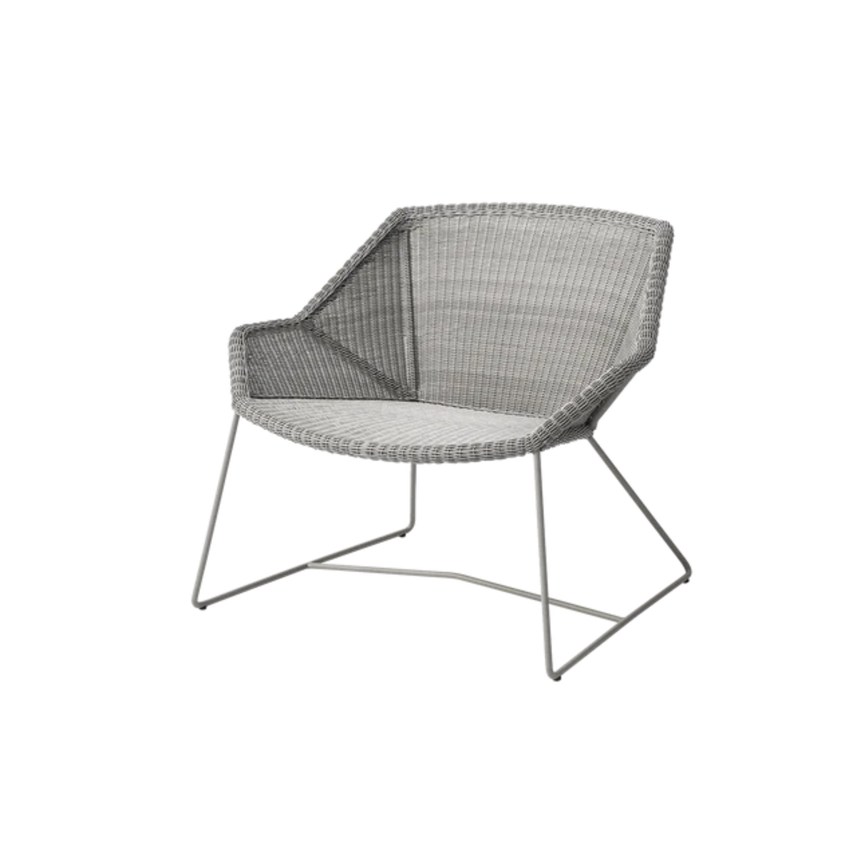 Cane-line Breeze Lounge Chair in Taupe, no cushion
