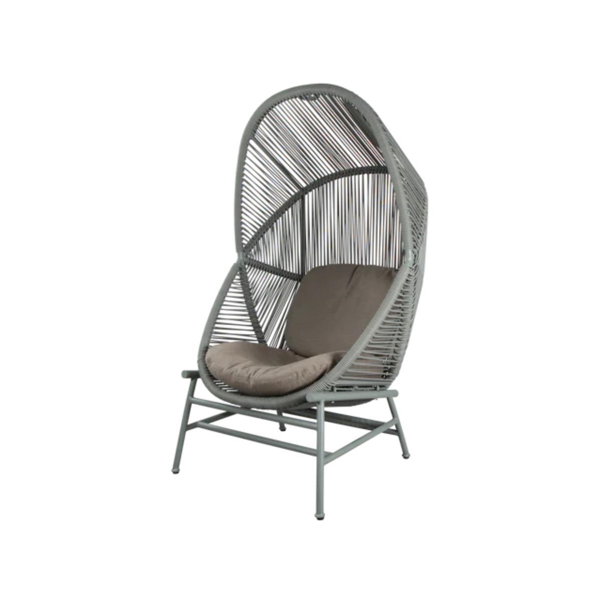 Cane-line Hive Chair in Natural with Sand base, Taupe cushion