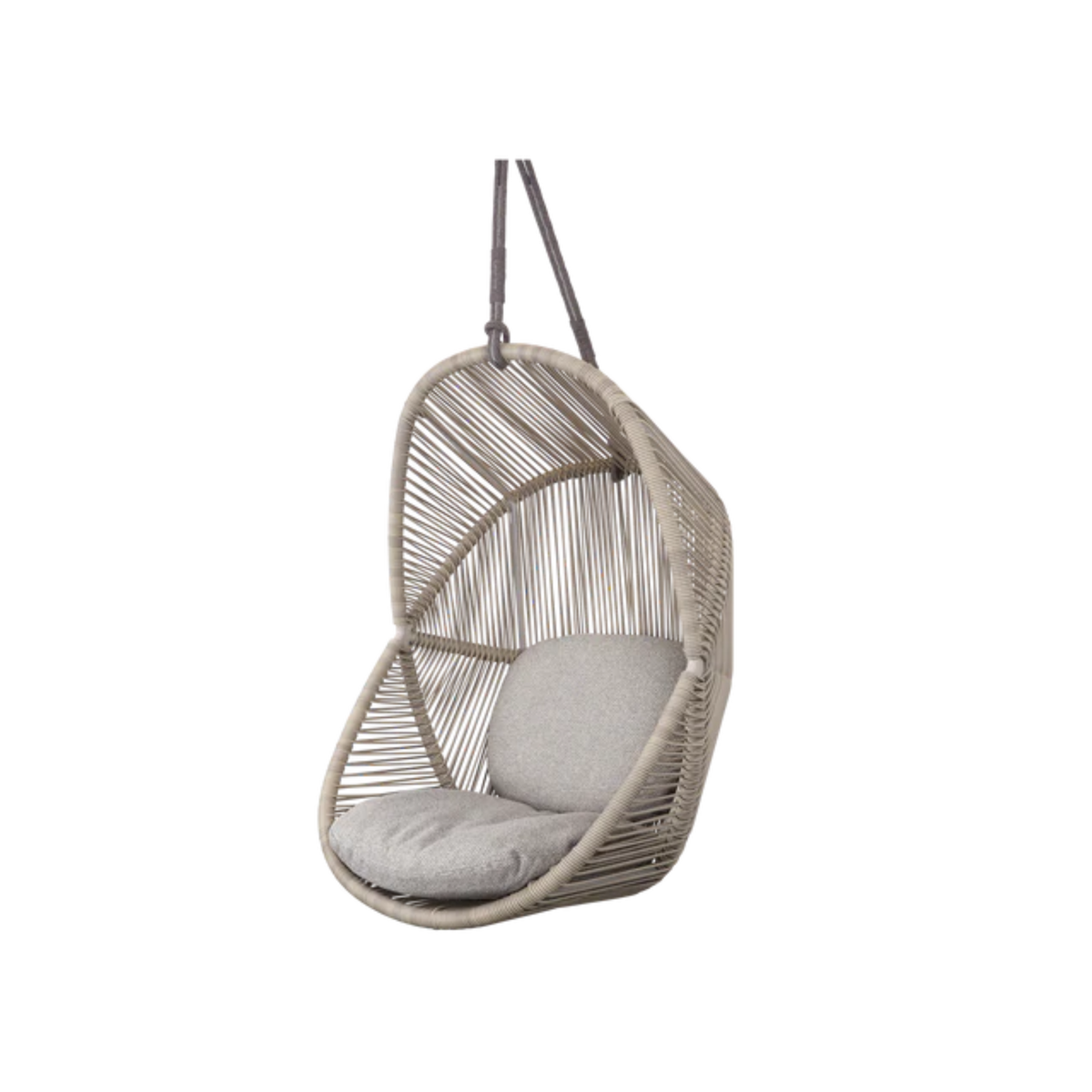 Cane-line Hive Chair in Sand with Taupe -String Soft Rope base, Light Brown cushion