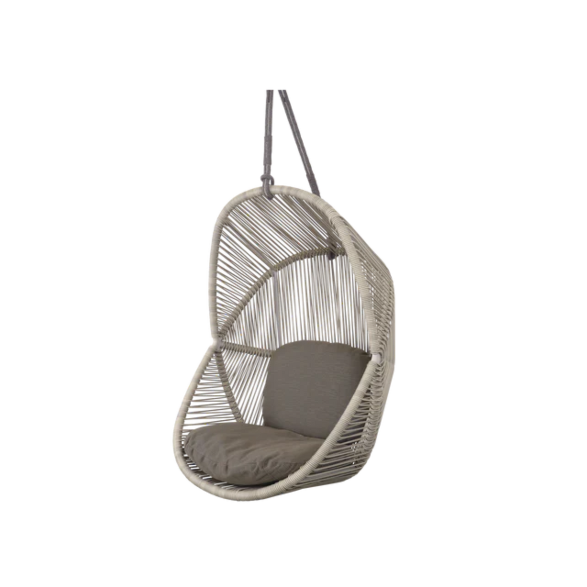Cane-line Hive Chair in Sand with Taupe -String Soft Rope base, Taupe cushion
