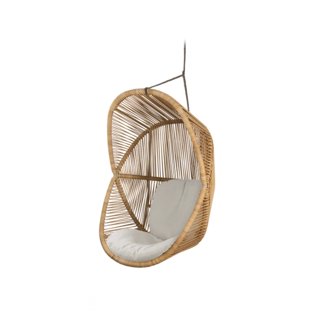 Cane-line Hive Chair in Natural with Taupe -String Soft Rope base, Sand cushion