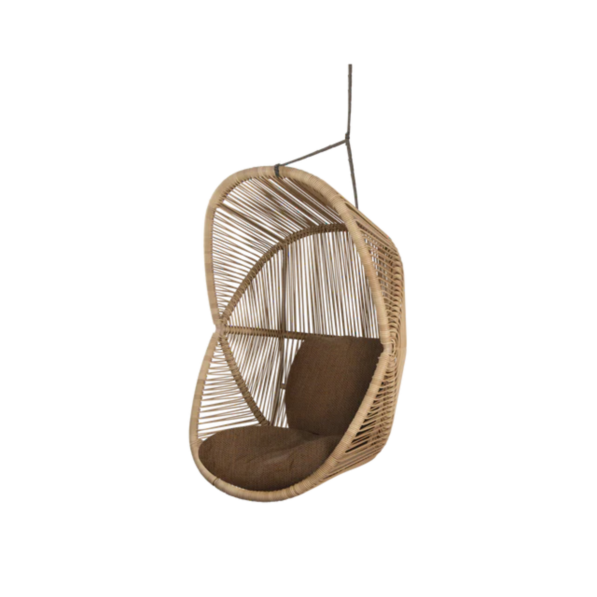 Cane-line Hive Chair in Natural with Taupe -String Soft Rope base, Umber Brown cushion