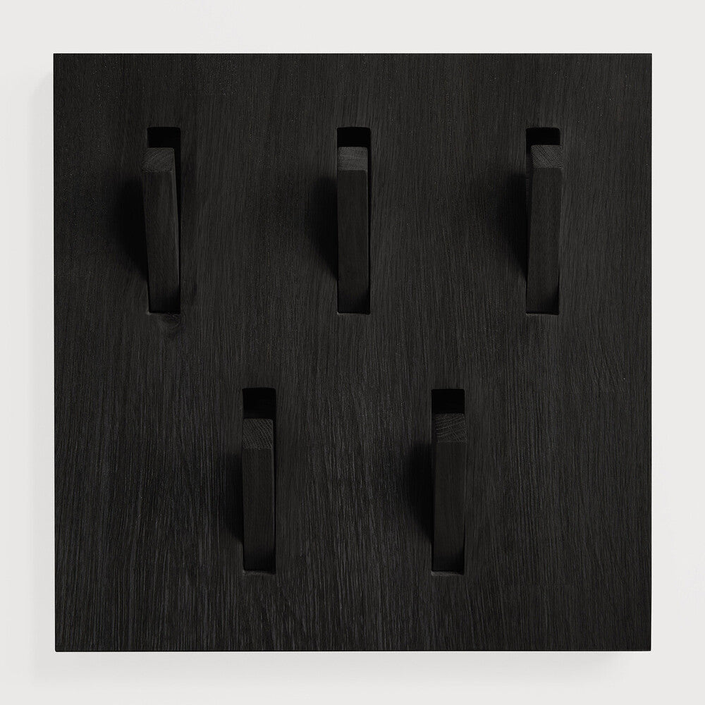 Ethnicraft Utilitile Square Wall Hanger, FSC-certified solid wood furniture by Belgian brand
