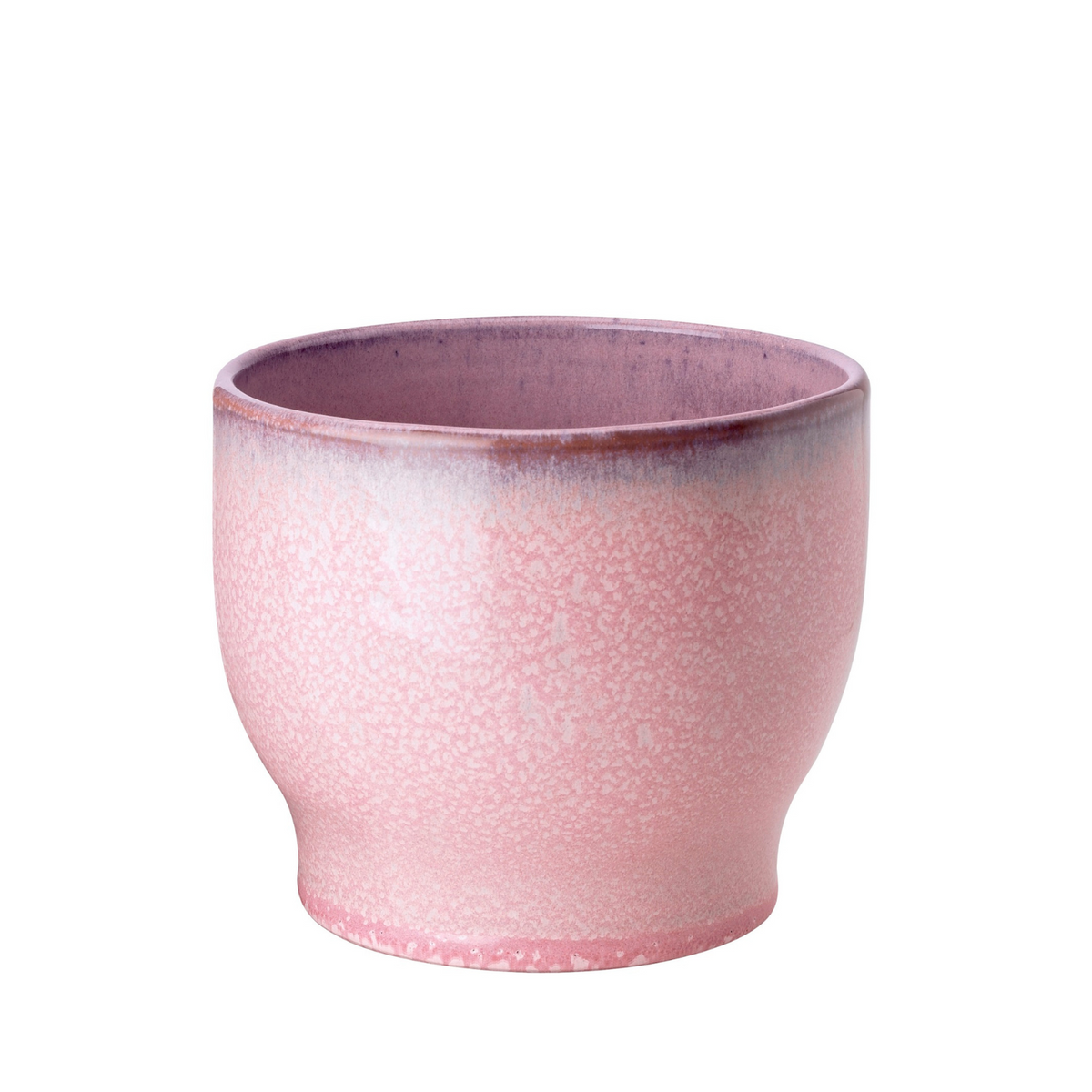 Knabstrup Flowerpot in rose, 5.7 in, glazed terracotta