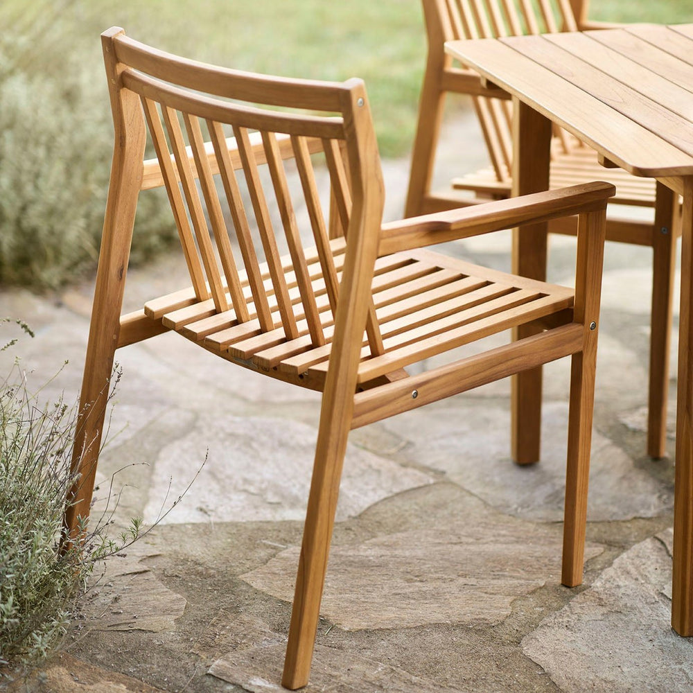 FDB Møbler Sammen Garden chair in solid oak, designed by Børge Mogensen