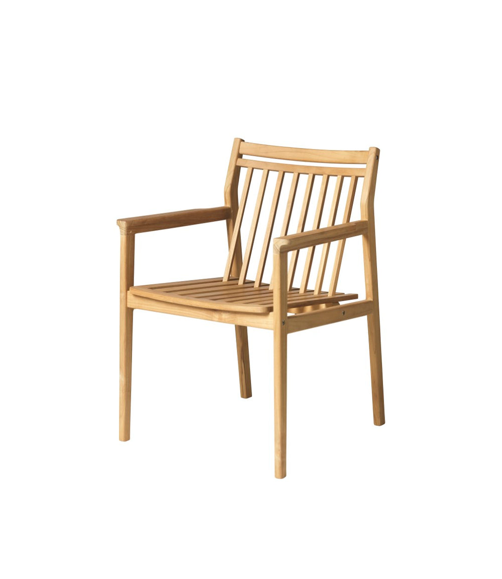 FDB Møbler Sammen Garden chair in solid oak, designed by Børge Mogensen