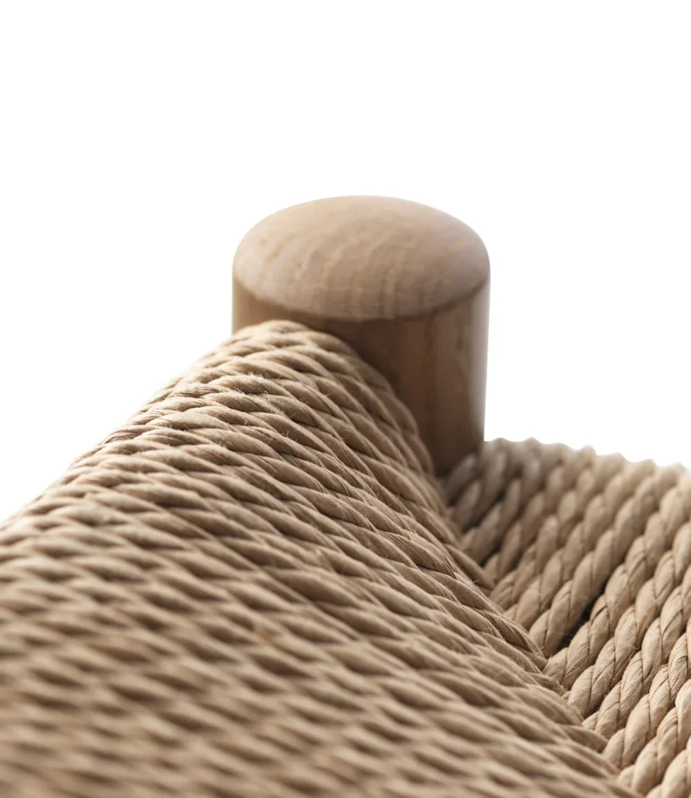 FDB Møbler Bar stool squared in solid oak, designed by Jørgen Bækmark