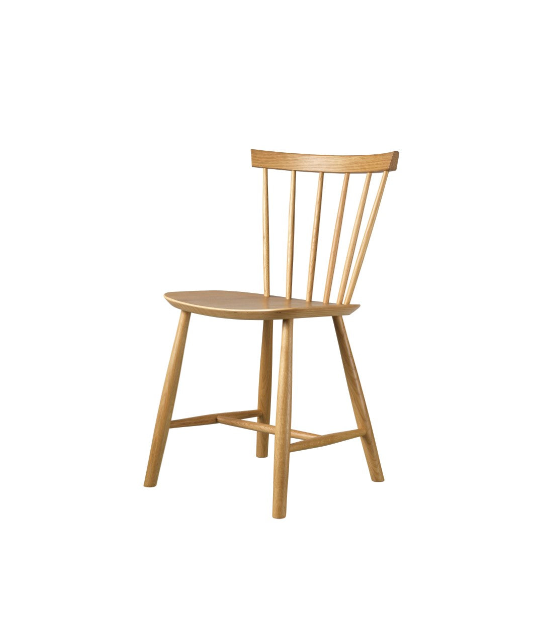 FDB Møbler Chair in solid oak, designed in 1955 by Poul M. Volther, a Danish mid-century cooperative design