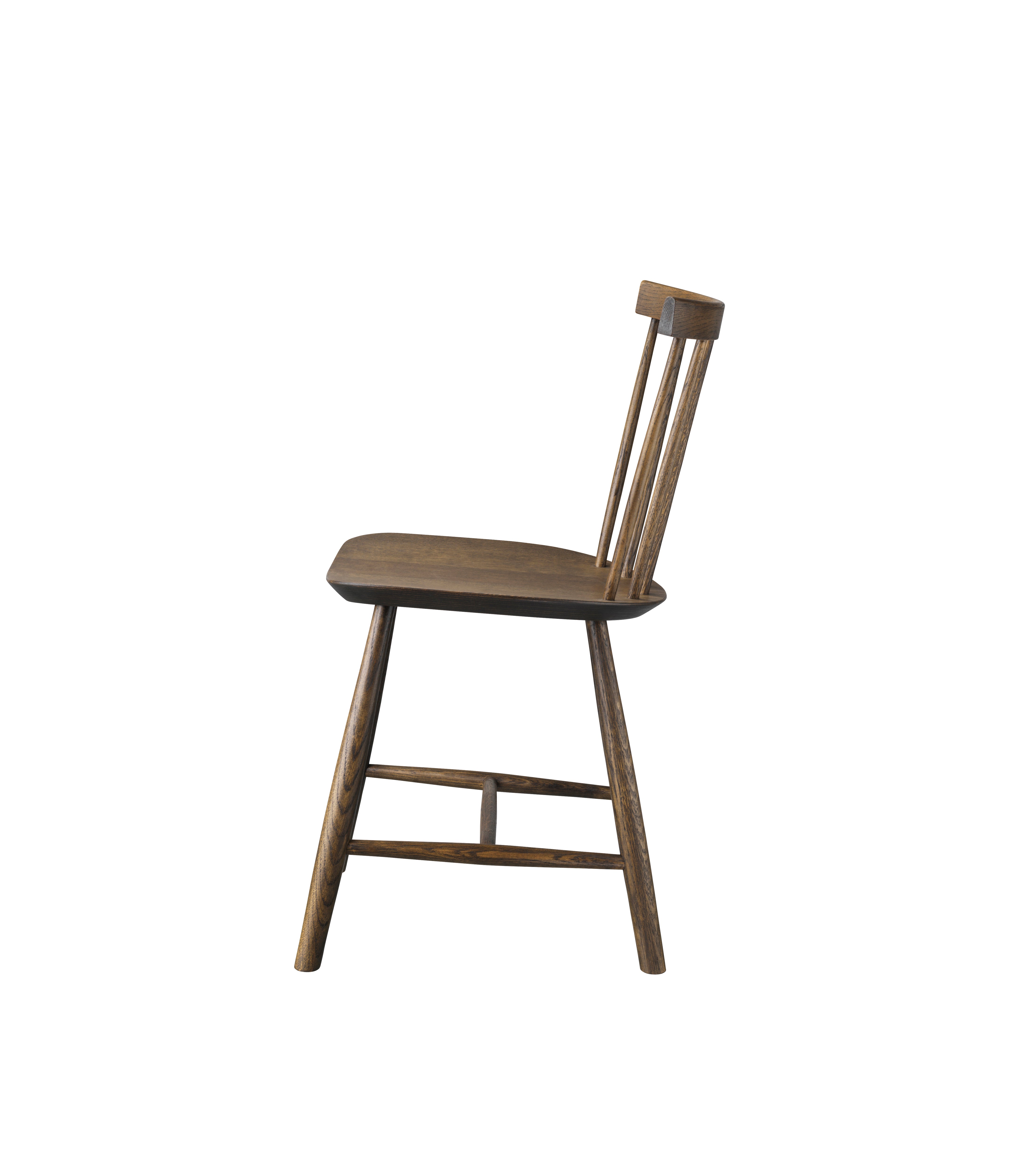 FDB Møbler Chair in solid oak, designed in 1955 by Poul M. Volther, a Danish mid-century cooperative design