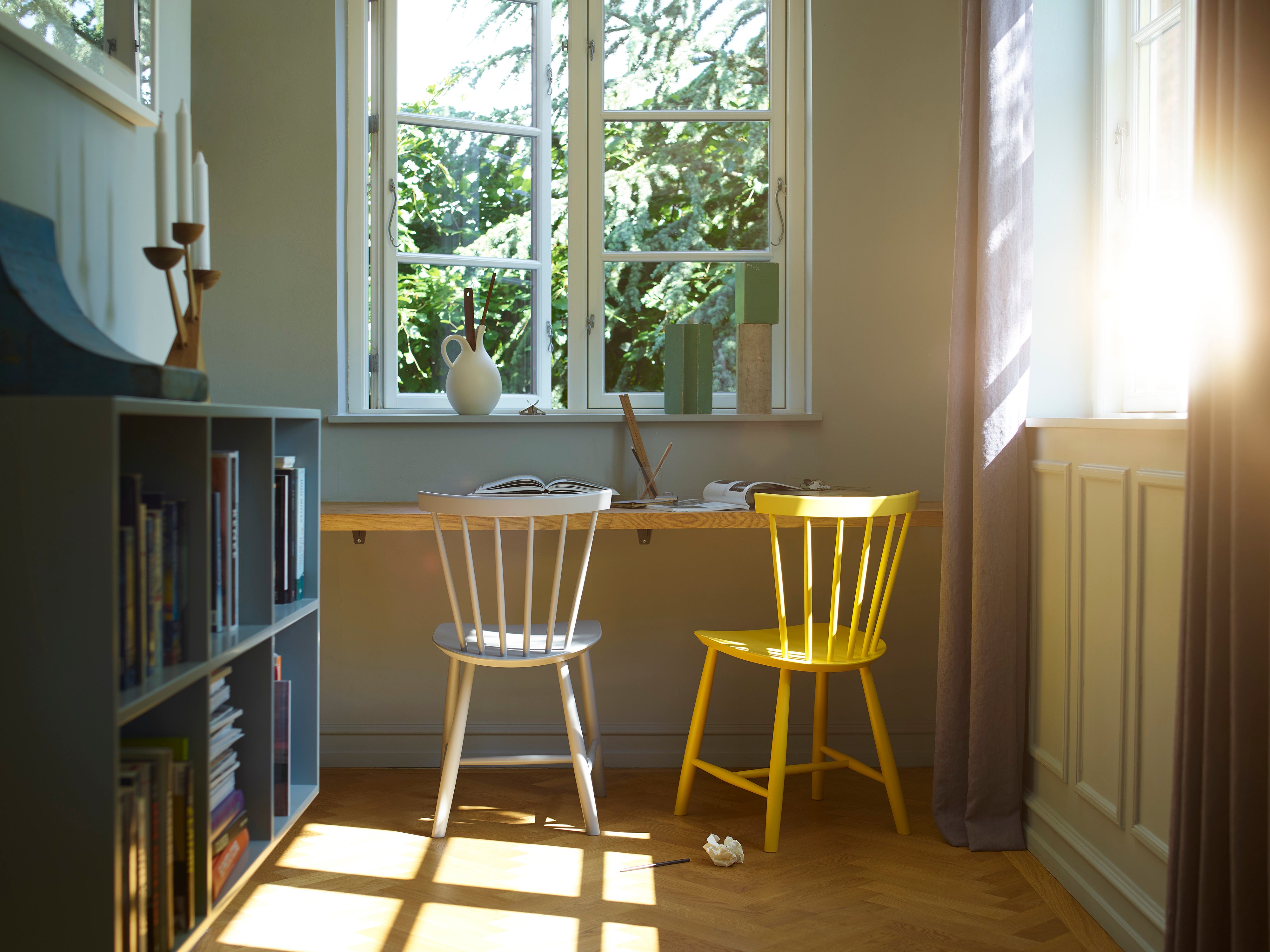 FDB Møbler Chair in solid oak, designed in 1955 by Poul M. Volther, a Danish mid-century cooperative design