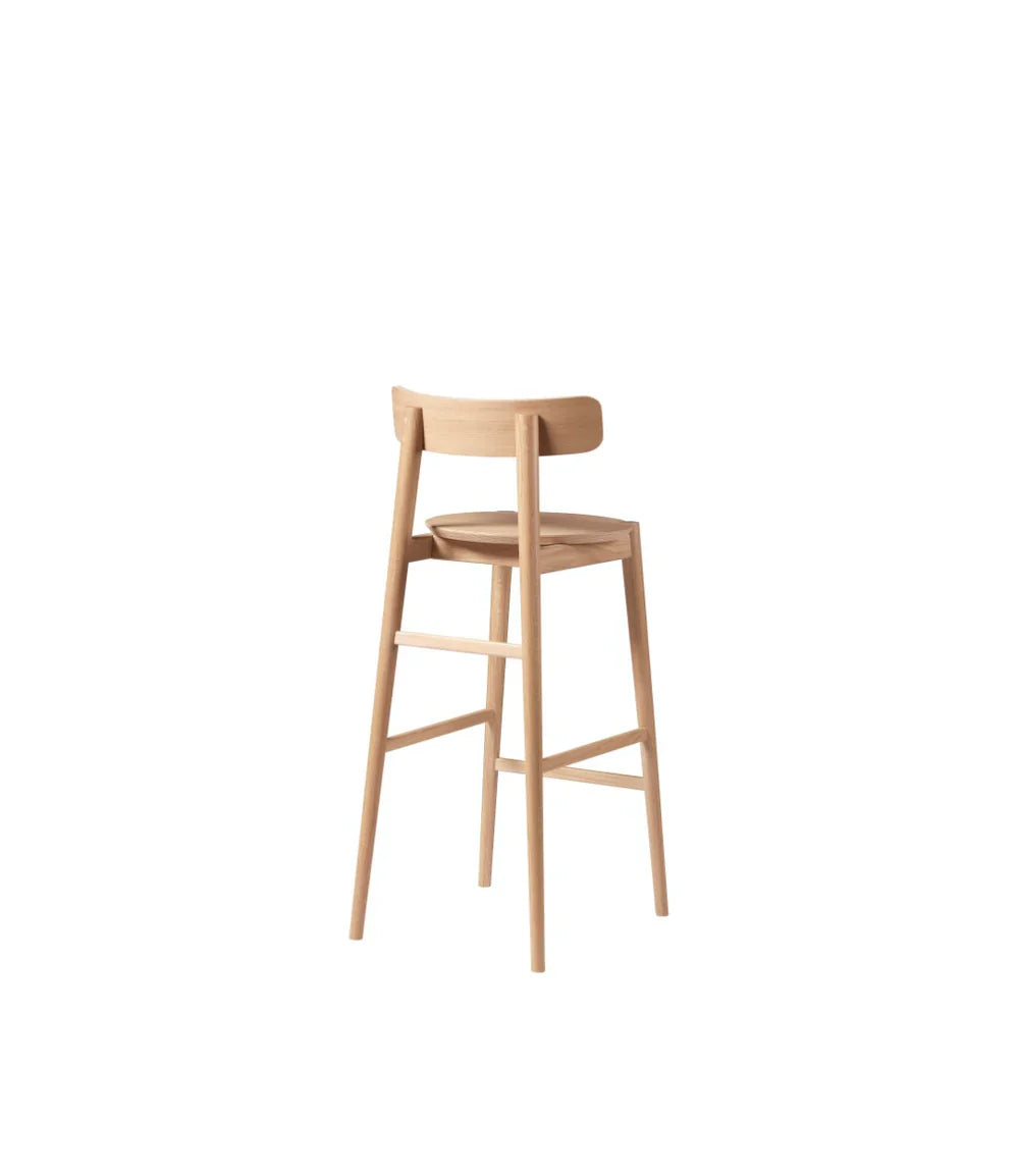 FDB Møbler Øst Bar chair in solid oak