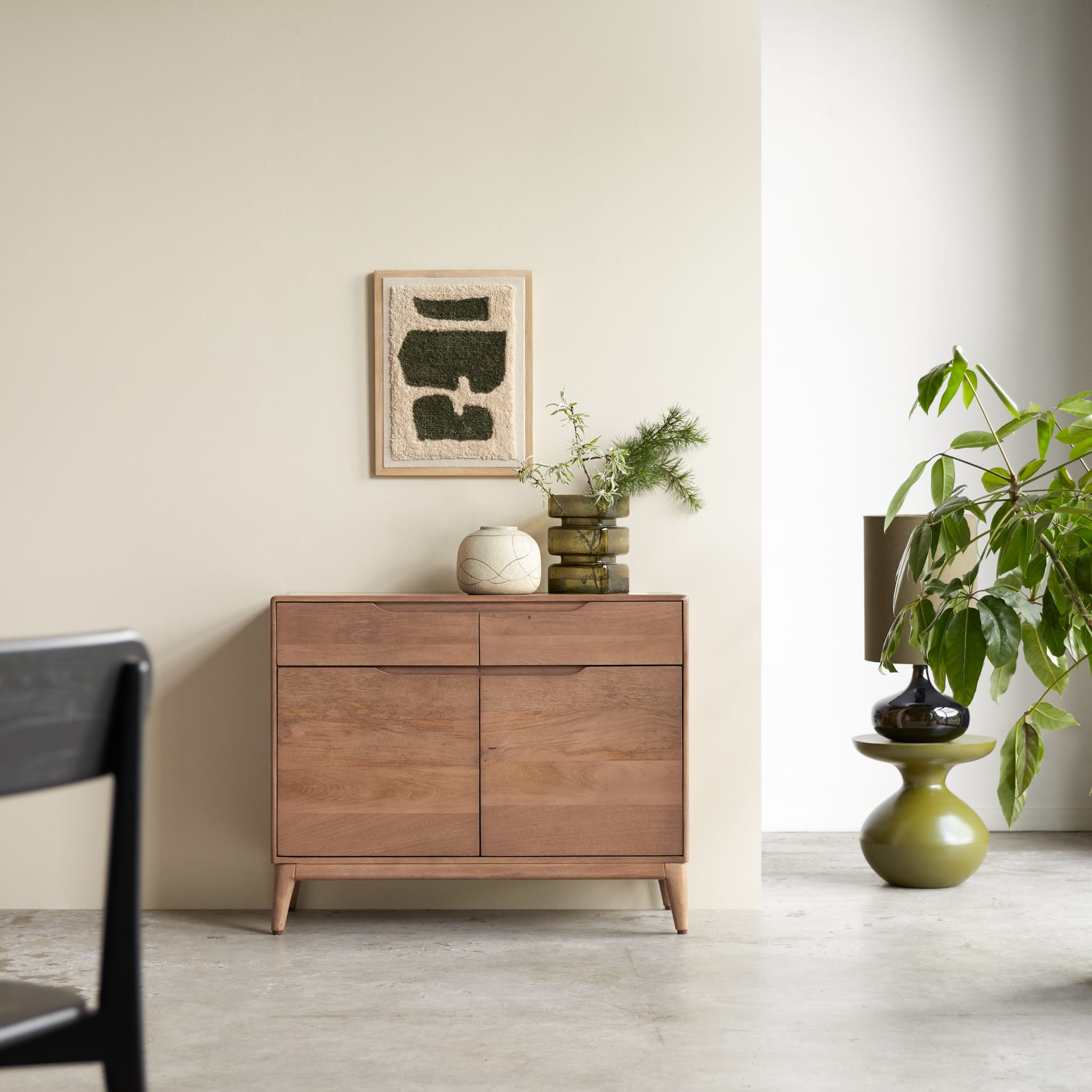 Tikamoon Gabrielle 39" sideboard in solid mango wood
