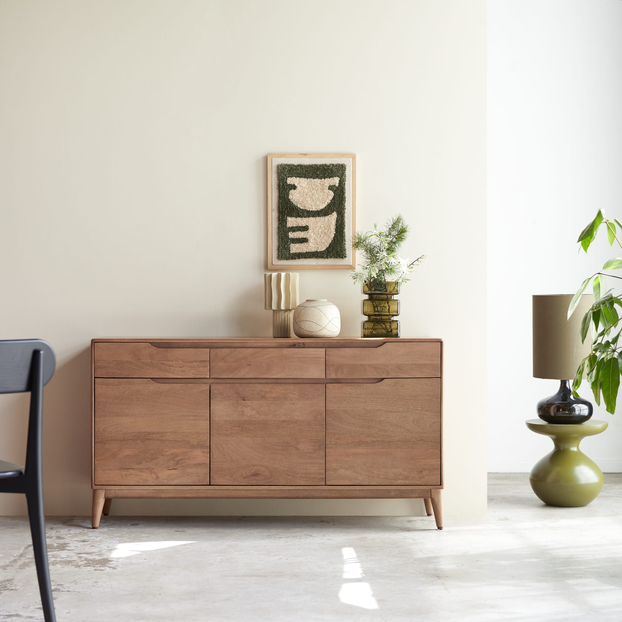 Tikamoon Gabrielle 59" sideboard in solid mango wood