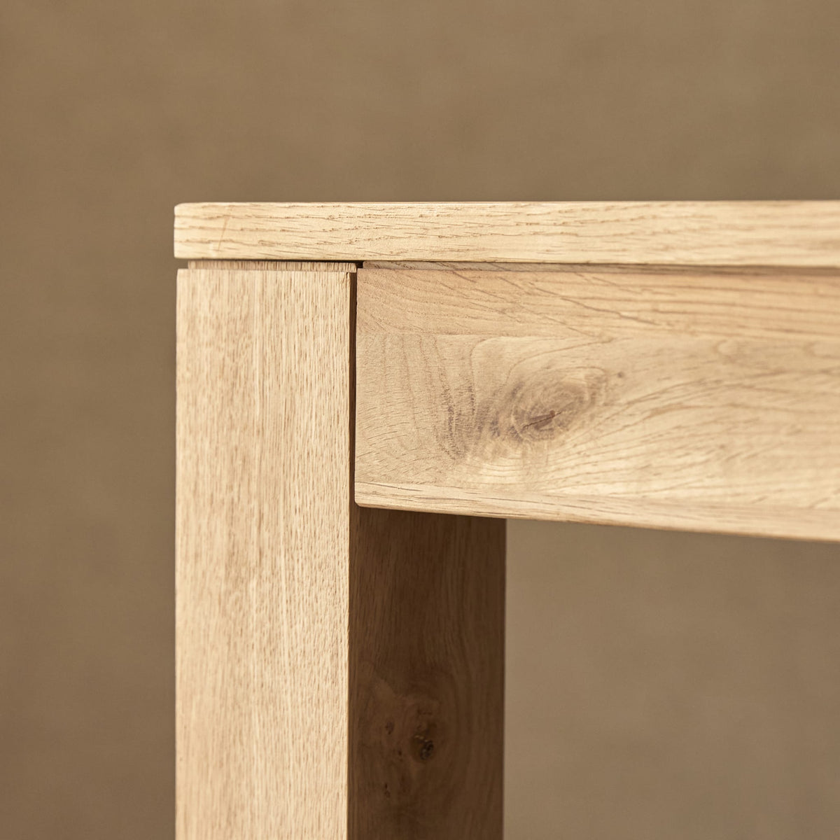 Tikamoon Eden extendable dining table in solid oak, another angle