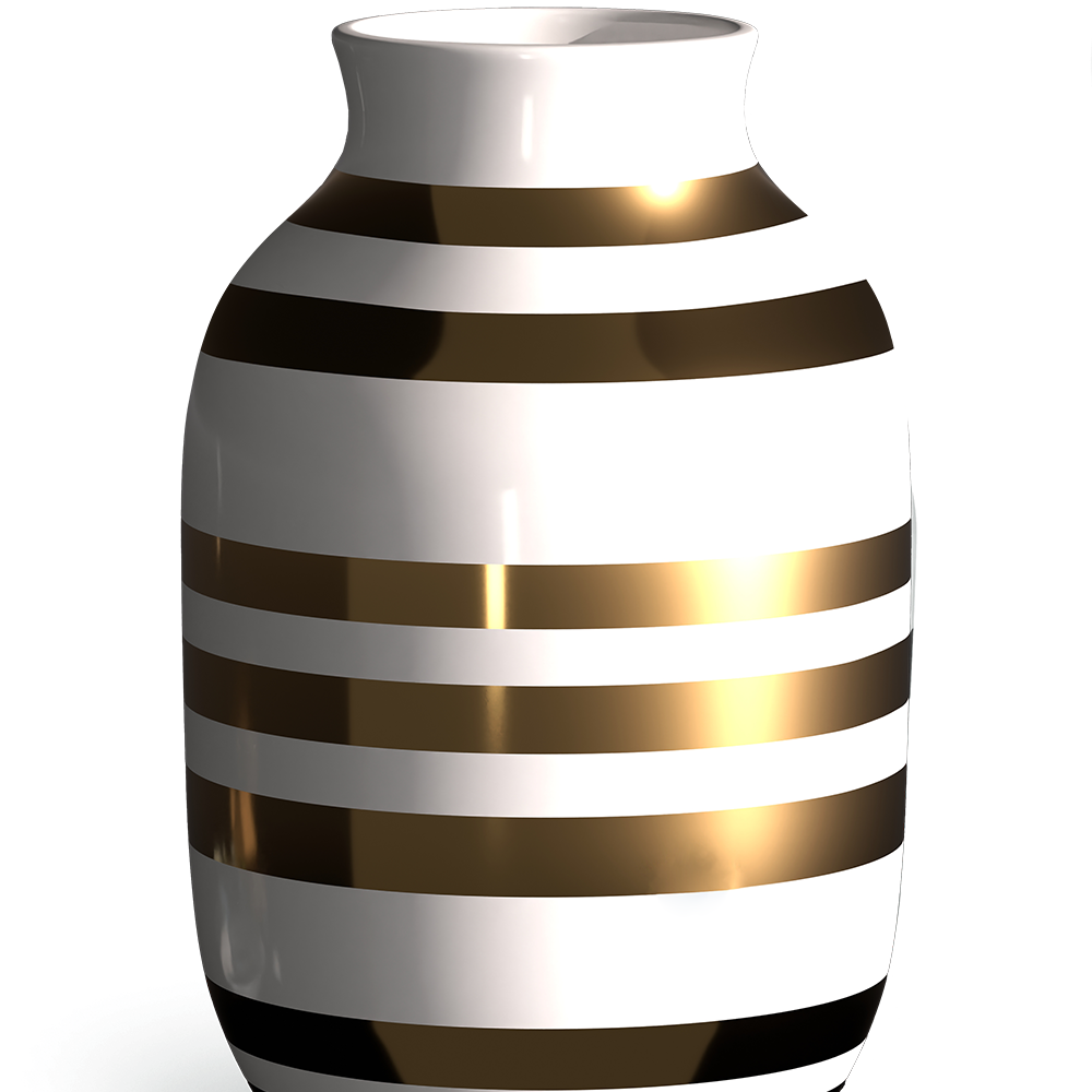 Kähler Omaggio Vases in glazed ceramic, B Corp certified Danish ceramic since 1839.