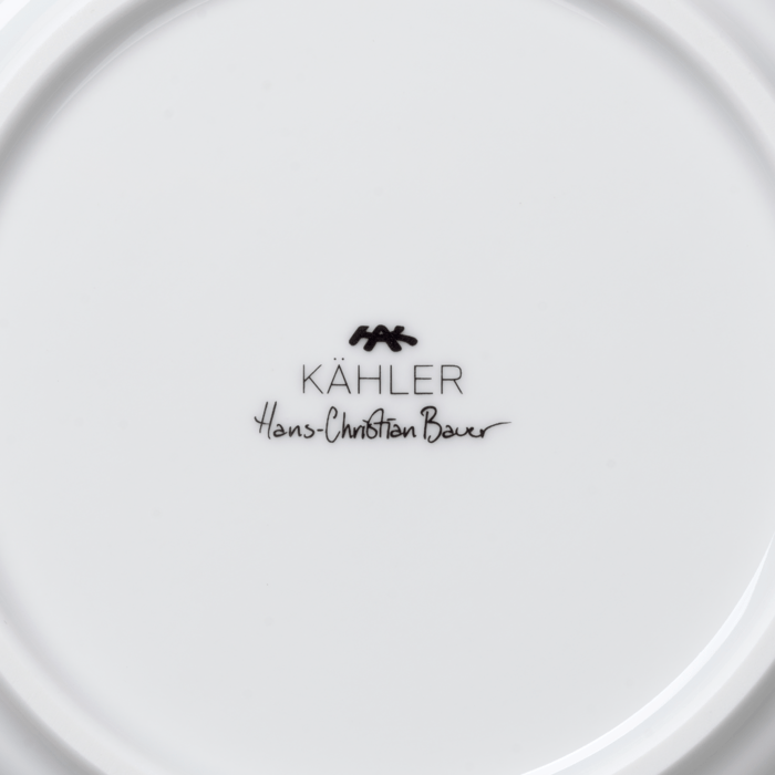 Kähler Hammershøi Plates in glazed stoneware, by Hans-Christian Bauer, B Corp certified Danish ceramic since 1839.