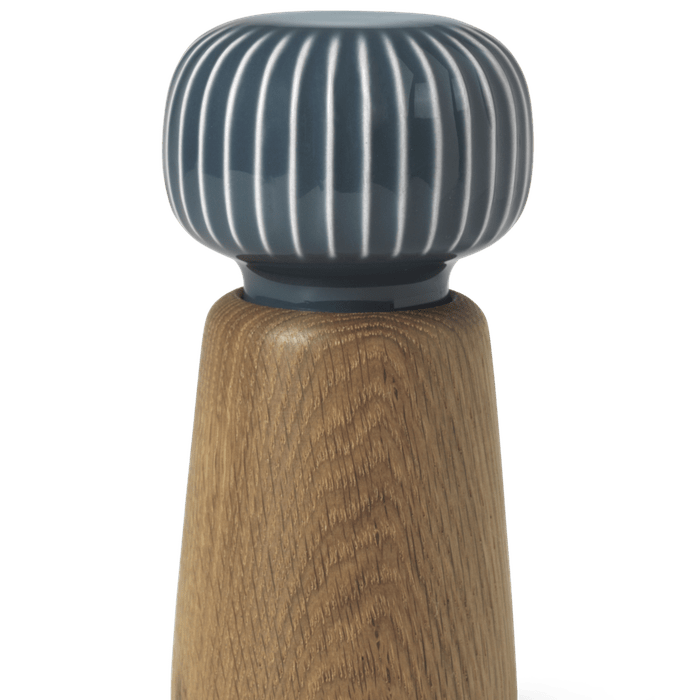 Kähler Hammershøi Grinders in glazed ceramic with steel mechanism, by Hans-Christian Bauer, B Corp certified Danish ceramic.