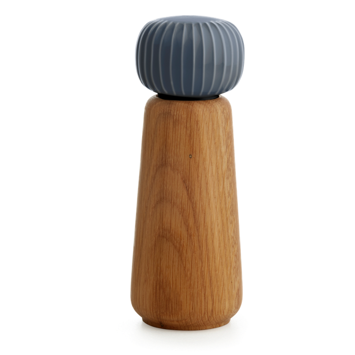 Kähler Hammershøi Grinders in glazed ceramic with steel mechanism, by Hans-Christian Bauer, B Corp certified Danish ceramic.