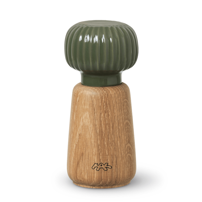 Kähler Hammershøi Grinders in glazed ceramic with steel mechanism, by Hans-Christian Bauer, B Corp certified Danish ceramic.