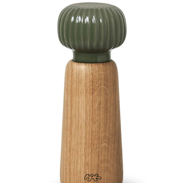 Kähler Hammershøi Grinders in glazed ceramic with steel mechanism, by Hans-Christian Bauer, B Corp certified Danish ceramic.