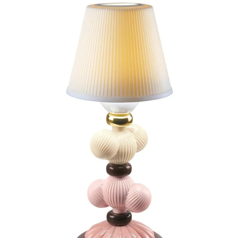 Lladró Cactus Firefly Table Lamp in handcrafted porcelain, from the Firefly collection, handcrafted in Valencia since 1953.