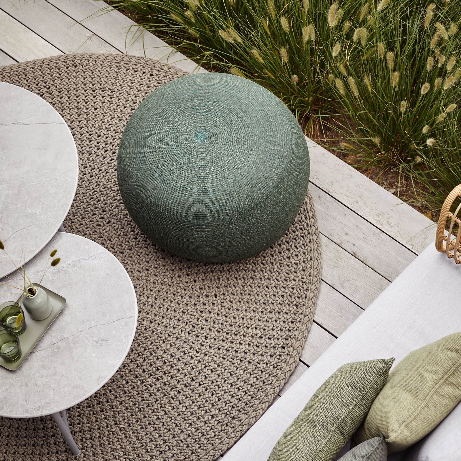Circle Footstool Large