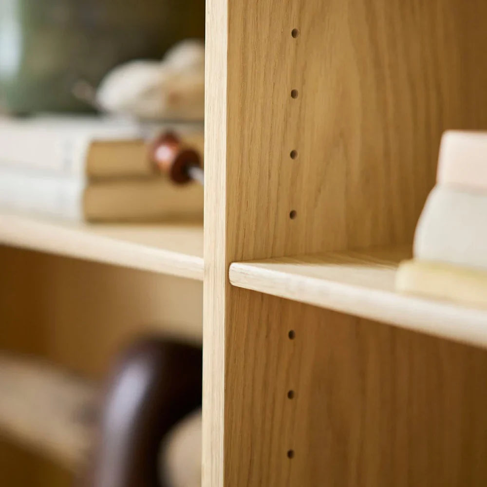 FDB Møbler Shelf for shelving unit in solid oak, designed by Mogens Koch