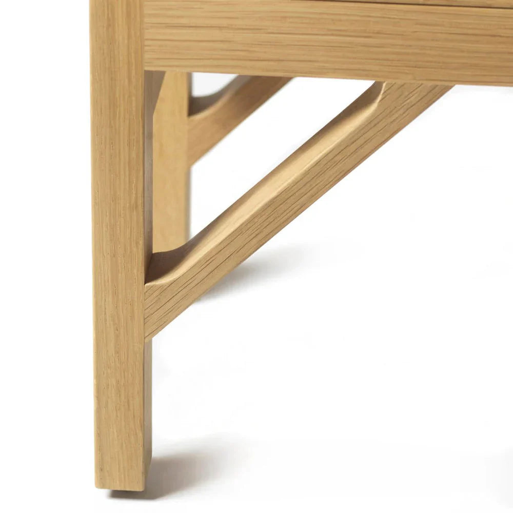 FDB Møbler Shelving unit in solid oak, designed by Børge Mogensen