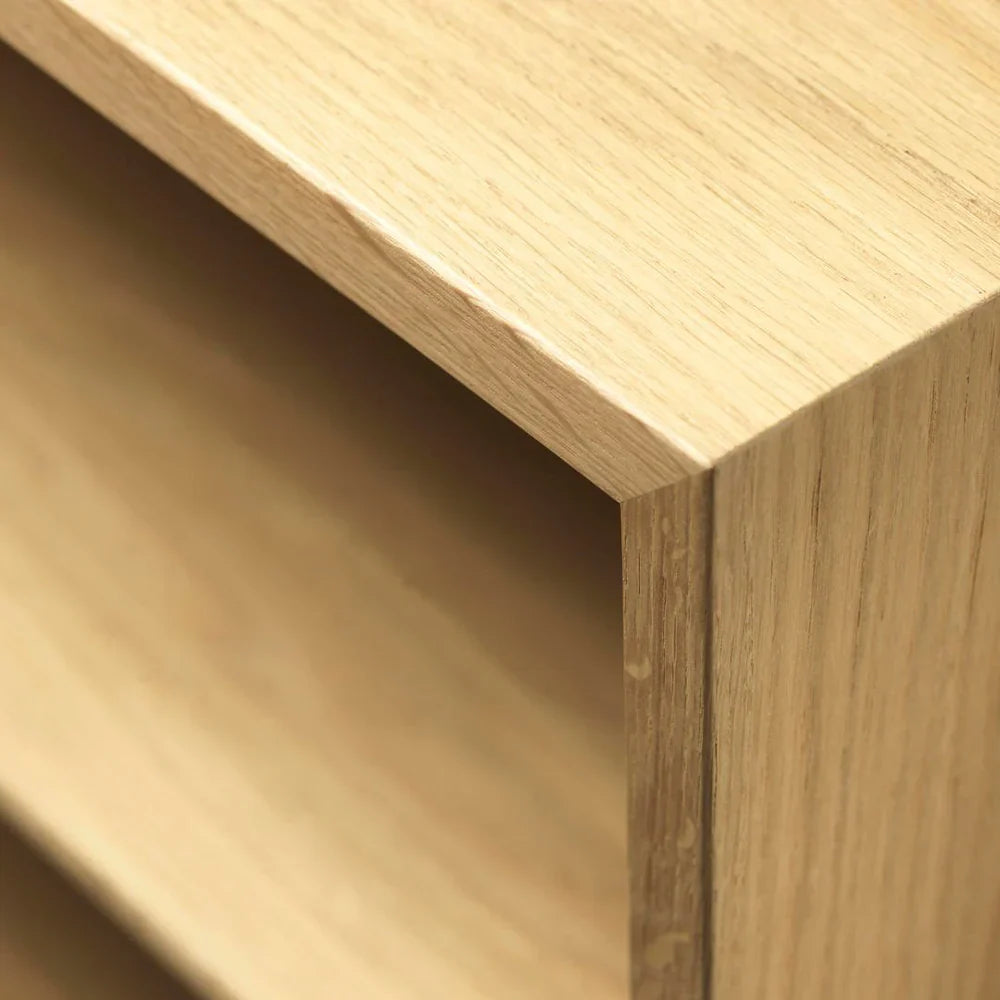 FDB Møbler Shelving unit in solid oak, designed by Børge Mogensen