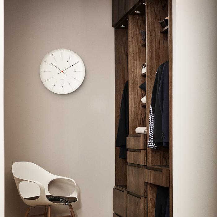 Arne Jacobsen Roman Wall Clock White/Black
